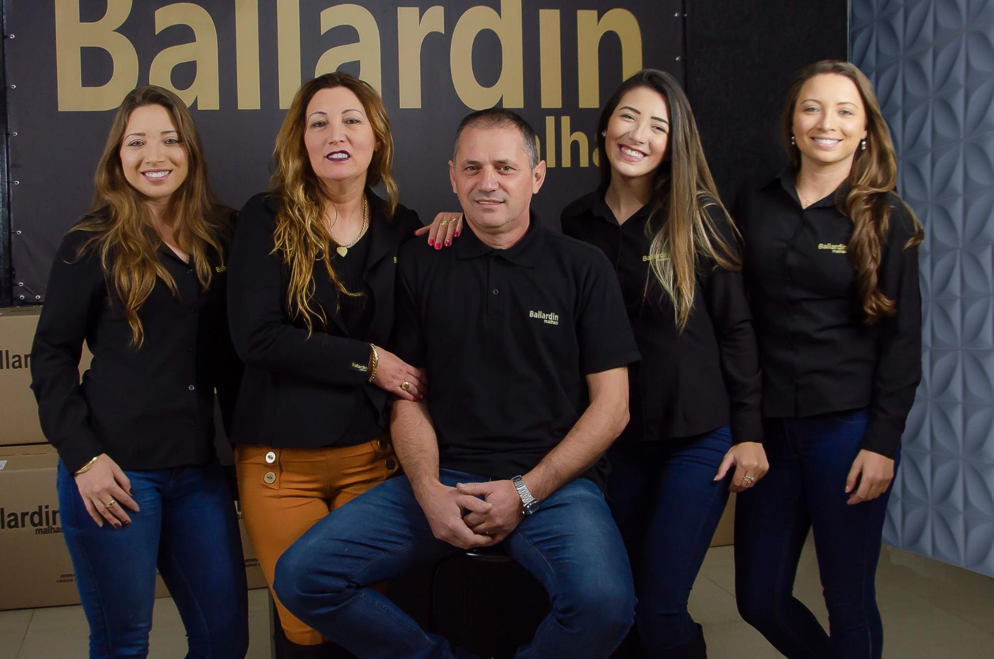A família Ballardin — todos juntos