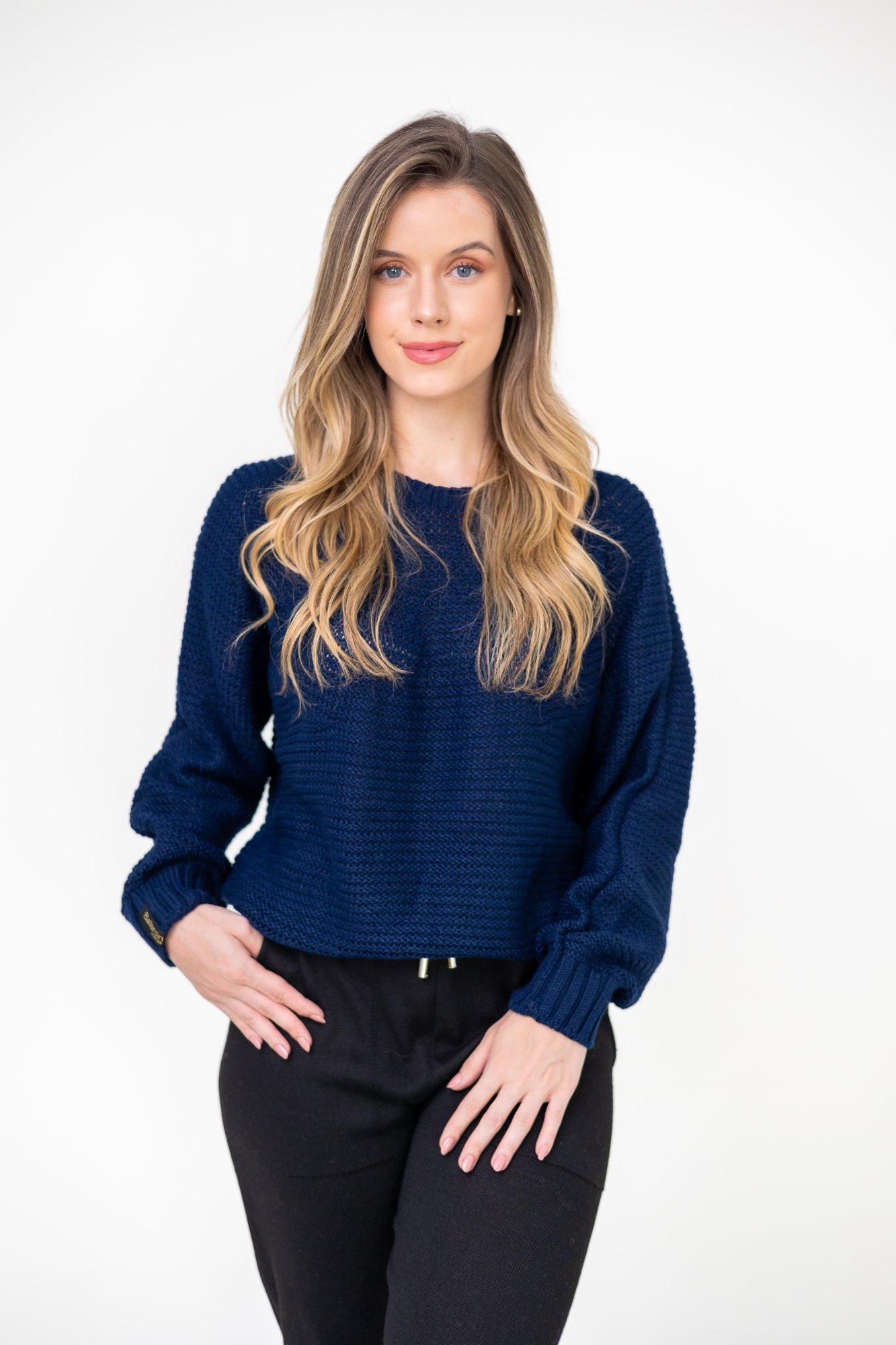 BLUSA DESPOJADA EM TRICOT